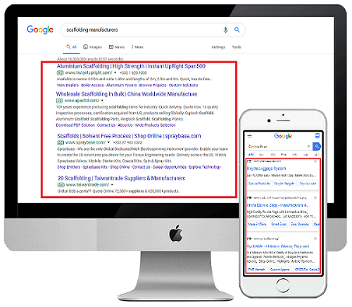 google ads 示意图